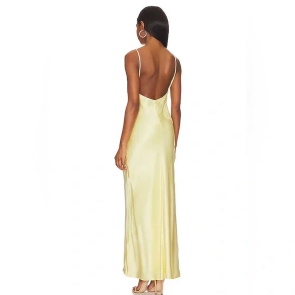 Bardot Avoco Lace Detail Midi Dress in Canary Yellow NWT - Picture 2 of 7